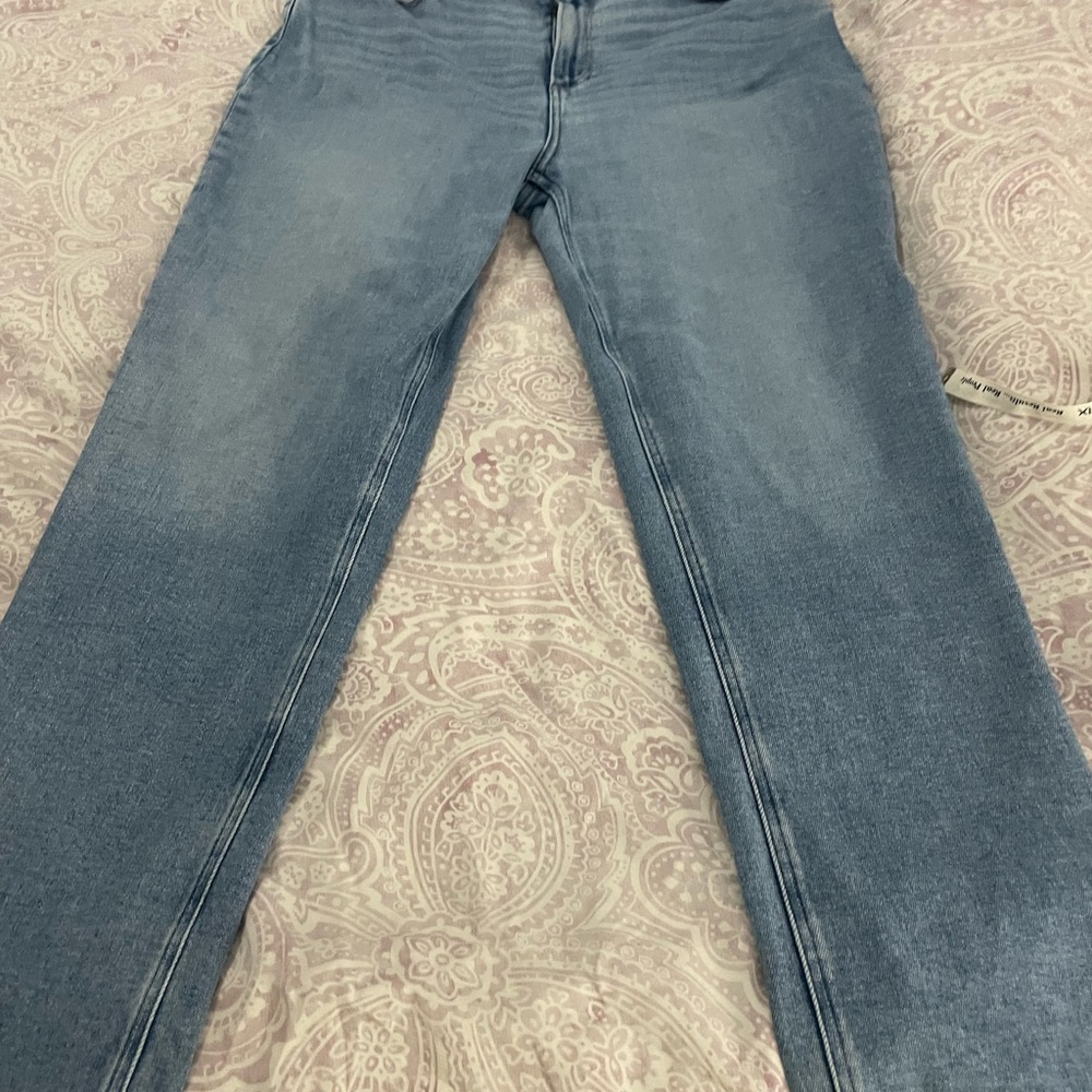 PAIGE Blue Straight Leg Jeans Classic Style